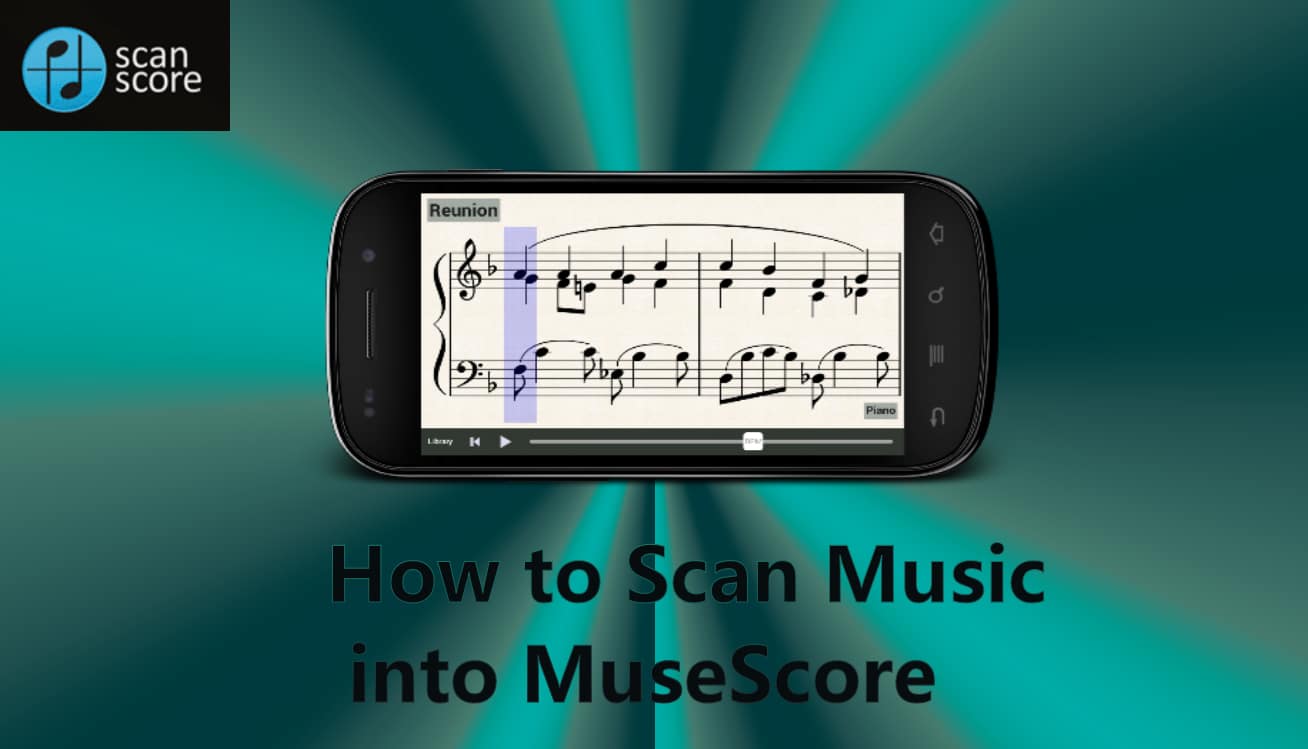 PlayScore 2 sheet music scanning app - exports MIDI and MusicXML