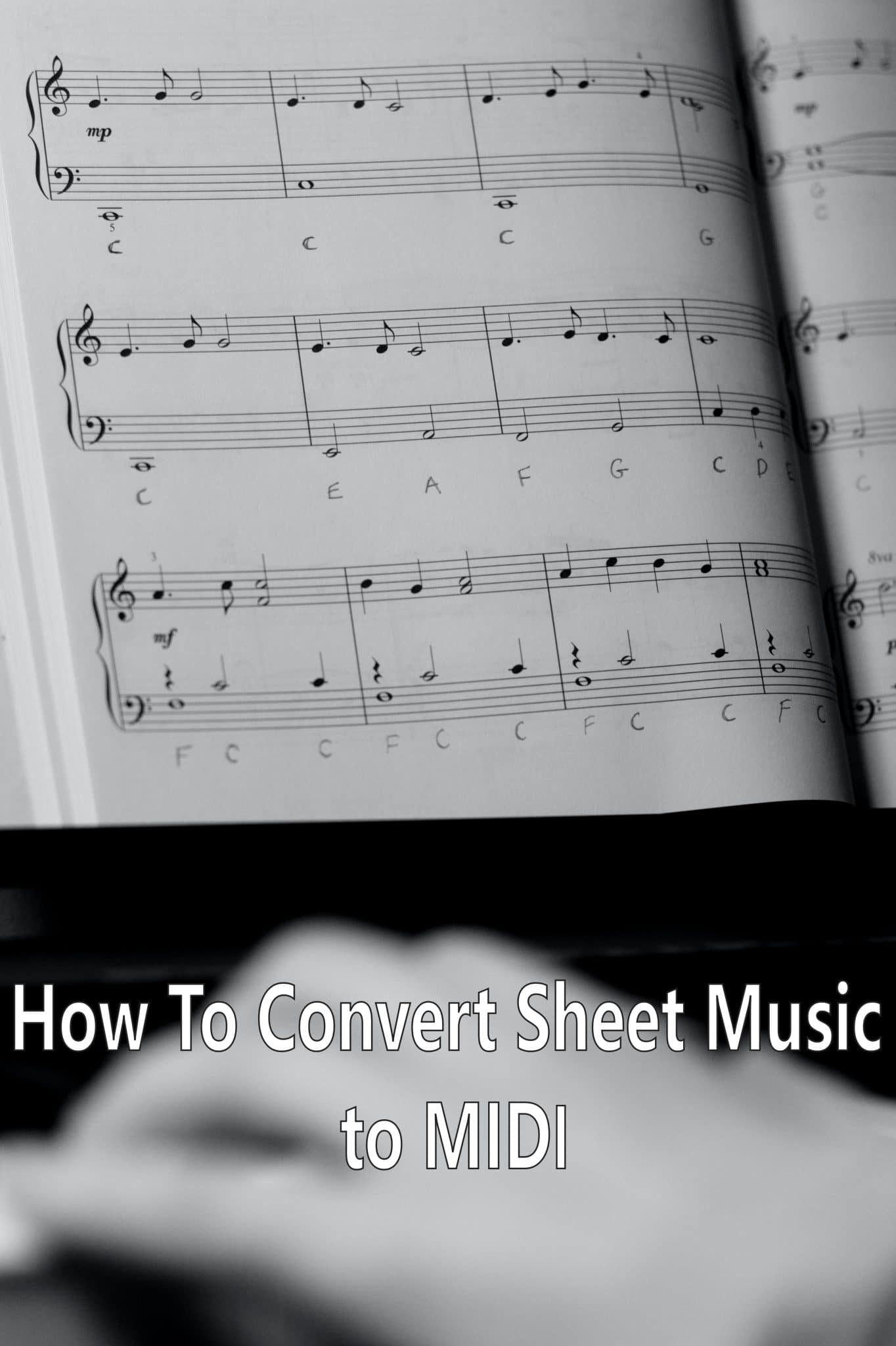 convert pdf music sheet to midi free